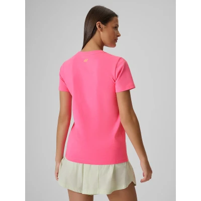 4f dámské tričko TSHIRT F2718-55S-HOT PINK
