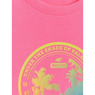 4f dámské tričko TSHIRT F2718-55S-HOT PINK