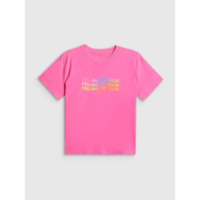 4f dámské tričko TSHIRT F2720-55S-HOT PINK