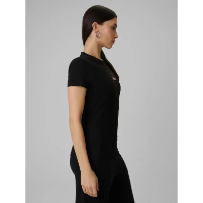 4f dámské tričko TSHIRT F2742-20S-DEEP BLACK