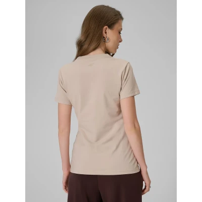 4f dámské tričko TSHIRT F2742-83S-BEIGE