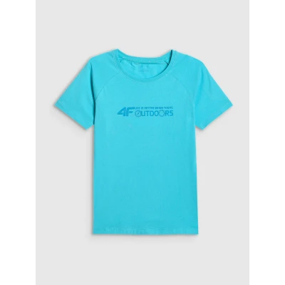 4f dámské tričko TSHIRT F2774-48S-AQUA