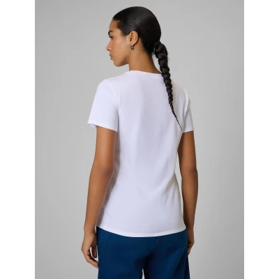 4f dámské tričko TSHIRT F2775-10S-WHITE