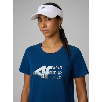 4f dámské tričko TSHIRT F2775-46S-TEAL