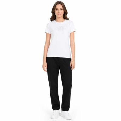 4f dámské tričko TSHIRT F3309-10S-WHITE