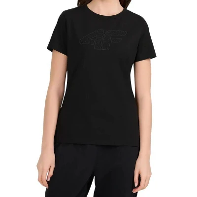 4f dámské tričko TSHIRT F3309-20S-DEEP BLACK