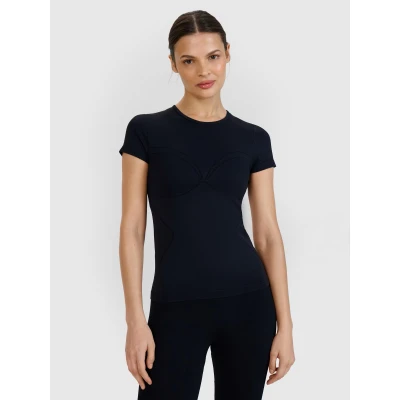 4f dámské tričko TSHIRT FNK F1270-20S-DEEP BLACK