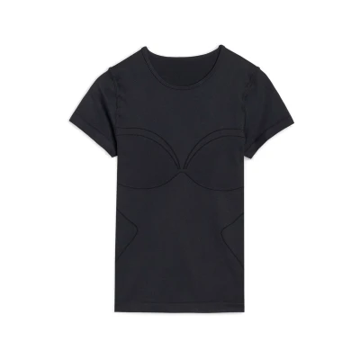4f dámské tričko TSHIRT FNK F1270-20S-DEEP BLACK