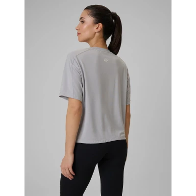 4f dámské tričko TSHIRT FNK F1811-27S-COLD LIGHT GREY
