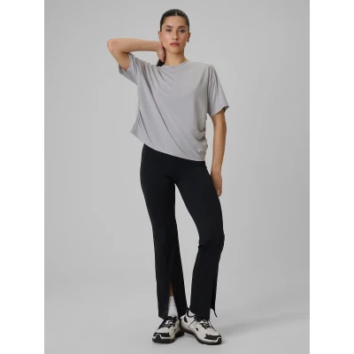 4f dámské tričko TSHIRT FNK F1811-27S-COLD LIGHT GREY