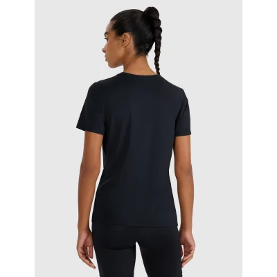 4f dámské tričko TSHIRT FNK F1828-WMM00TFTSF1828-20S-DEEP BLACK