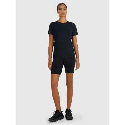 4f dámské tričko TSHIRT FNK F1828-WMM00TFTSF1828-20S-DEEP BLACK