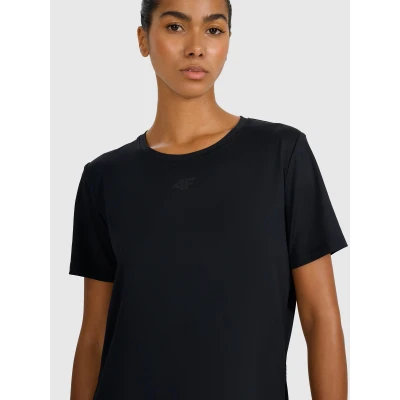 4f dámské tričko TSHIRT FNK F1829-WMM00TFTSF1829-20S-DEEP BLACK