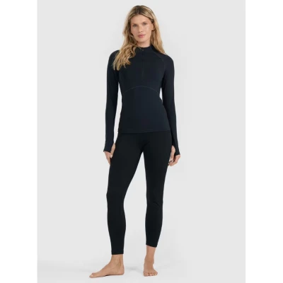 4f dámské triko BRUSHED UNDERWEAR F096-WAW25UBRUF096-20S-DEEP BLACK