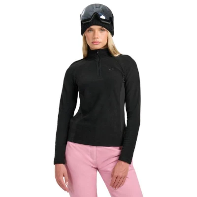 4f dámská mikina FLEECE UNDERWEAR F064-WAW25UFLEF064-20S-DEEP BLACK