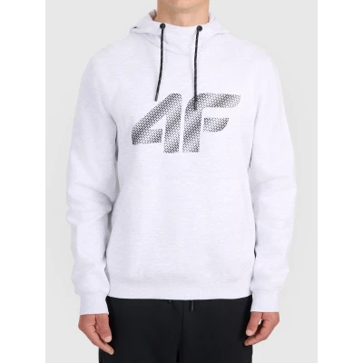 4f pánská mikina SWEATSHIRT M2548-27M-COLD LIGHT GREY MELANGE