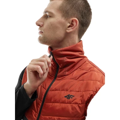 4f pánská vesta VEST-AW23TVJAM041-81S-BROWN