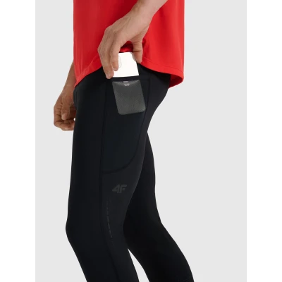 4f pánské kalhoty TIGHTS FNK M356-WAW25TFTIM356-20S-DEEP BLACK