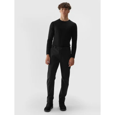 4f pánské kalhoty TROUSERS FNK-WAW24TFTRM0783-20S-DEEP BLACK