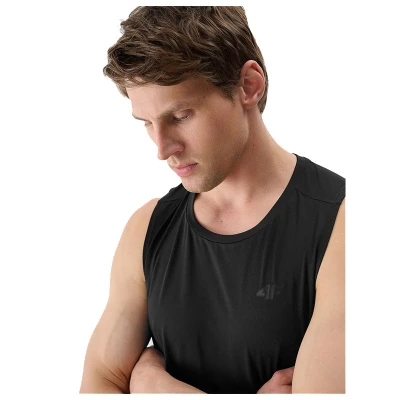 4f pánské tílko SLEEVELESS FNK M0744-20S-DEEP BLACK