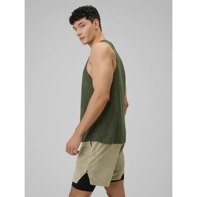 4f pánske tielko SLEEVELESS FNK M0877-43S-KHAKI