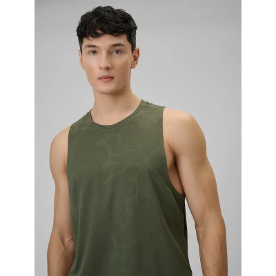 4f pánske tielko SLEEVELESS FNK M0877-43S-KHAKI