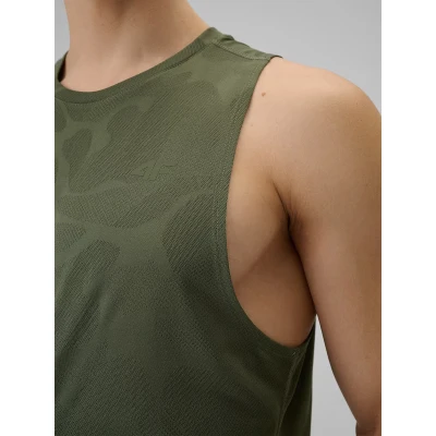 4f pánske tielko SLEEVELESS FNK M0877-43S-KHAKI