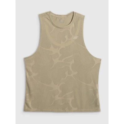 4f pánske tielko SLEEVELESS FNK M0877-83S-BEIGE