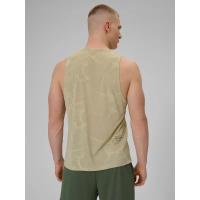 4f pánske tielko SLEEVELESS FNK M0877-83S-BEIGE