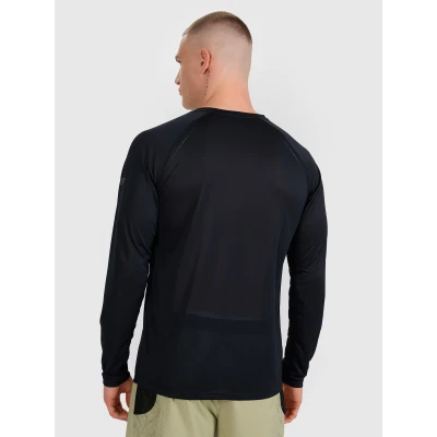 4f pánské tričko LONGSLEEVE FNK M413-WAW25TFLOM413-20S-DEEP BLACK