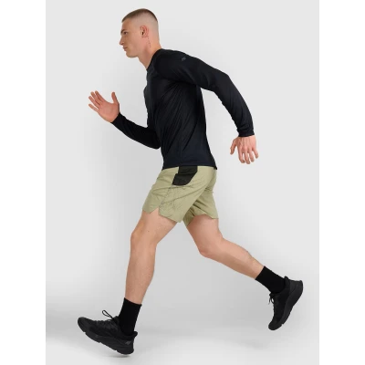 4f pánské tričko LONGSLEEVE FNK M413-WAW25TFLOM413-20S-DEEP BLACK