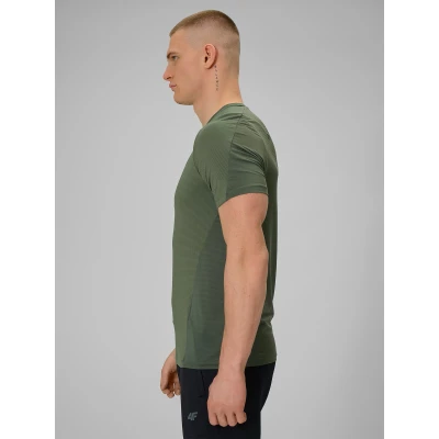 4f pánske tričko TSHIRT FNK M1775-43S-KHAKI