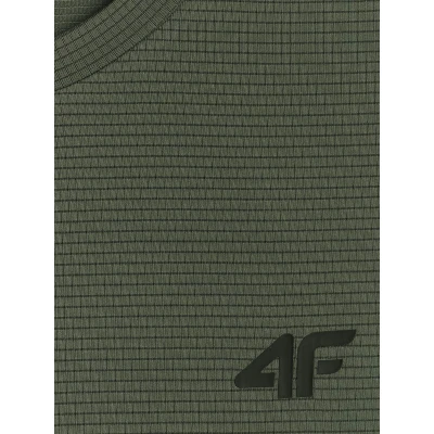 4f pánske tričko TSHIRT FNK M1775-43S-KHAKI