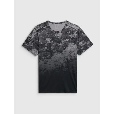 4f pánske tričko TSHIRT FNK M1787-25A-GREY ALLOVER