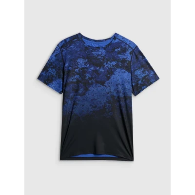 4f pánske tričko TSHIRT FNK M1787-36A-COBALT ALLOVER