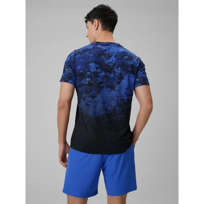 4f pánske tričko TSHIRT FNK M1787-36A-COBALT ALLOVER