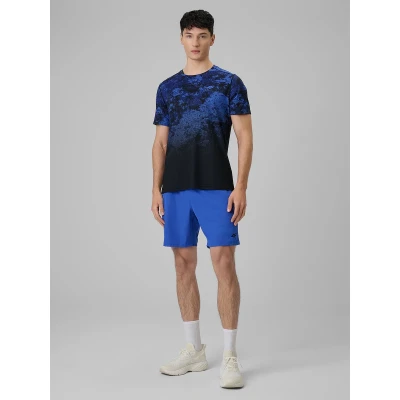 4f pánske tričko TSHIRT FNK M1787-36A-COBALT ALLOVER