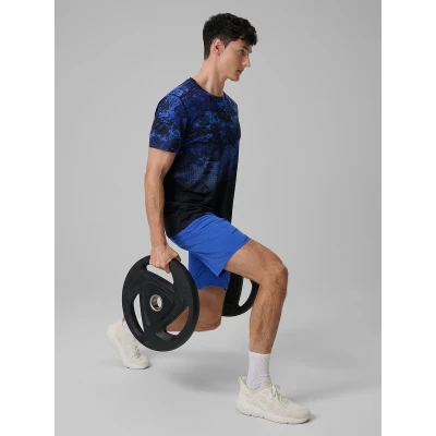 4f pánske tričko TSHIRT FNK M1787-36A-COBALT ALLOVER