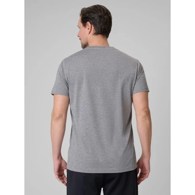 4f pánske tričko TSHIRT FNK M2140-25M-GREY MELANGE