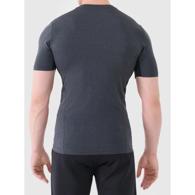 4f pánské tričko TSHIRT FNK M2141-22M-ANTHRACITE MELANGE