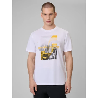 4f pánské tričko TSHIRT M2660-10S-WHITE