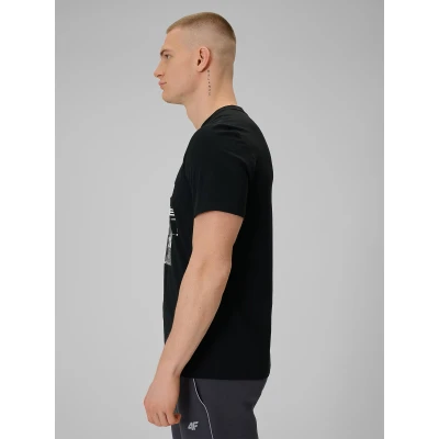 4f pánské tričko TSHIRT M2660-20S-DEEP BLACK