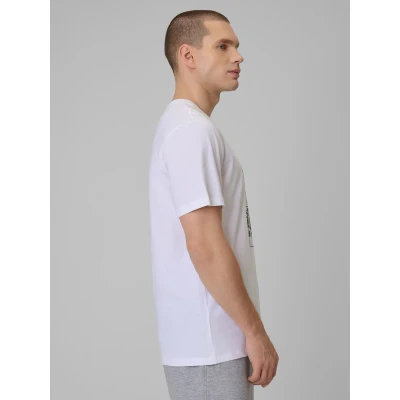 4f pánské tričko TSHIRT M2664-10S-WHITE