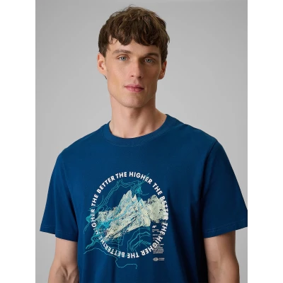 4f pánské tričko TSHIRT M2822-46S-TEAL