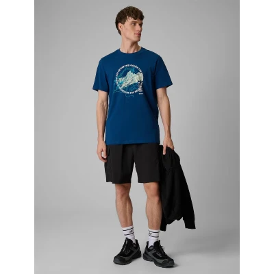 4f pánské tričko TSHIRT M2822-46S-TEAL
