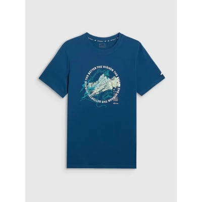 4f pánské tričko TSHIRT M2822-46S-TEAL