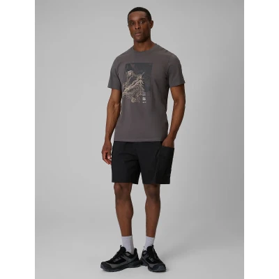 4f pánské tričko TSHIRT M2825-24S-MIDDLE GREY