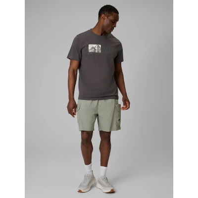 4f pánské tričko TSHIRT M3321-24S-MIDDLE GREY