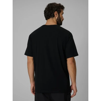4f pánské tričko TSHIRT M3333-20S-DEEP BLACK
