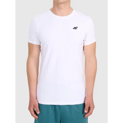 4f pánské tričko TSHIRT M3340-10S-WHITE